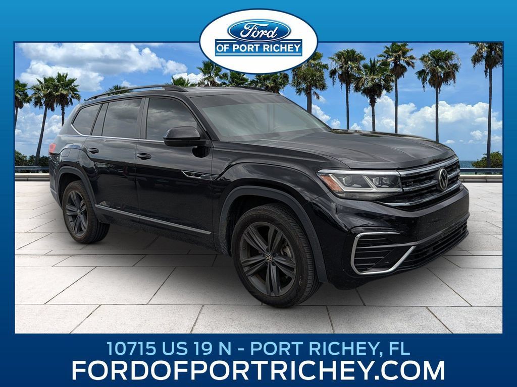 Used 2021 Volkswagen Atlas SE w/ Towing Package FWD image 1