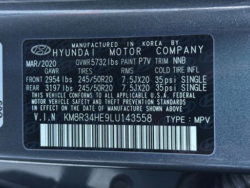 Used 2020 Hyundai Palisade SEL w/ Convenience Package image 43