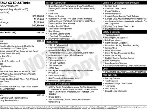 New 2026 MAZDA CX-50 AWD 2.5 S image 4