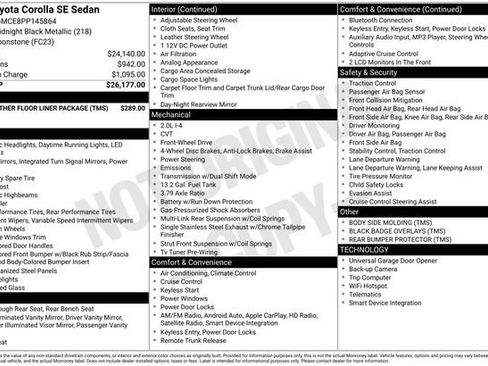 Used 2023 Toyota Corolla SE image 5