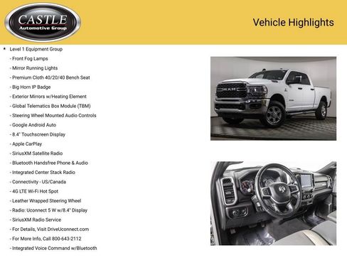 Used 2023 RAM 2500 Big Horn w/ Level 1 Equipment Group image 8