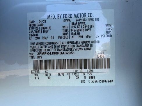 Used 2023 Ford Edge SEL w/ Convenience Package AWD/4WD image 47