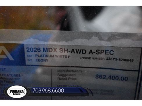 New 2026 Acura MDX A-Spec AWD/4WD image 39