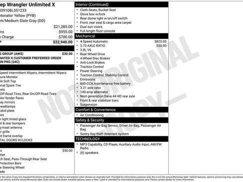 Used 2008 Jeep Wrangler Unlimited X RWD image 9