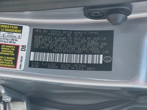 Used 2025 Lexus ES 350 w/ Premium Package FWD image 44