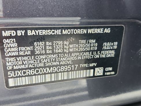 Used 2021 BMW X5 xDrive40i w/ Convenience Package image 28