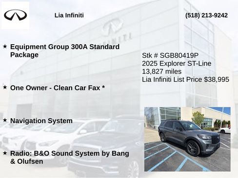 Used 2025 Ford Explorer ST-Line w/ ST-Line Street Pack AWD/4WD image 6