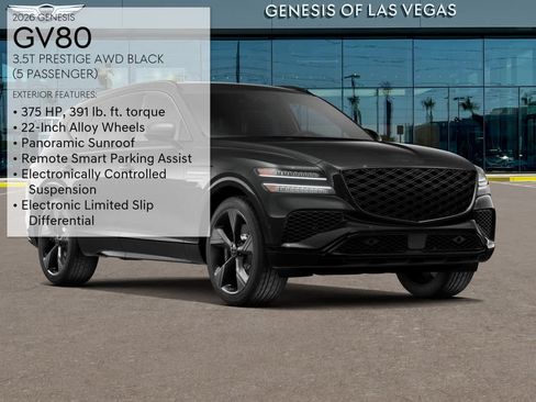 New 2026 Genesis GV80 3.5T Prestige AWD/4WD image 3