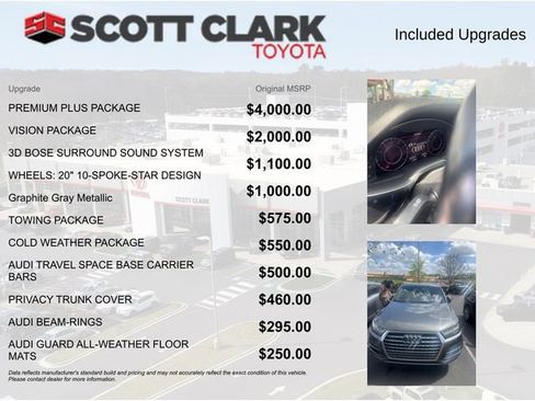 Used 2017 Audi Q7 3.0T Premium Plus w/ Premium Plus Package image 4