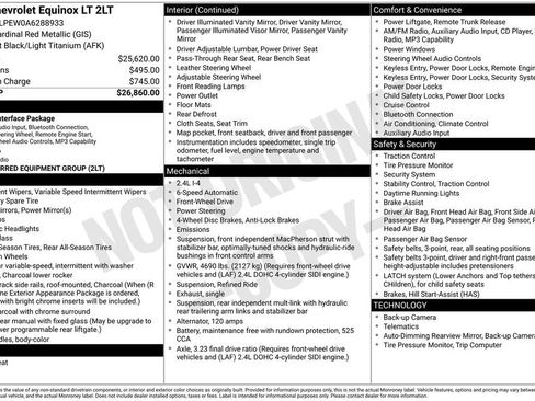 Used 2010 Chevrolet Equinox LT FWD image 6