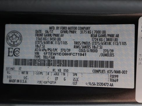 Used 2017 Ford F150 XLT w/ Equipment Group 302A Luxury image 51