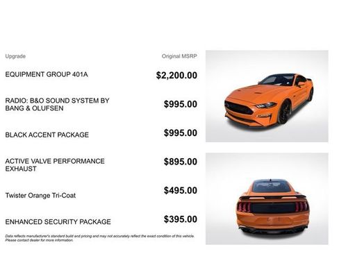 Used 2020 Ford Mustang GT Premium w/ Equipment Group 401A RWD image 3