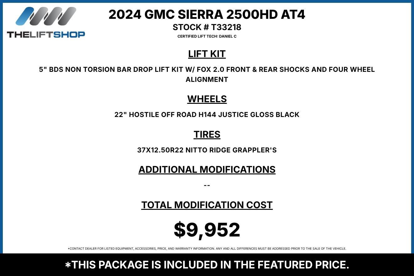 Used 2024 GMC Sierra 2500 AT4 w/ AT4 Premium Plus Package AWD/4WD image 3