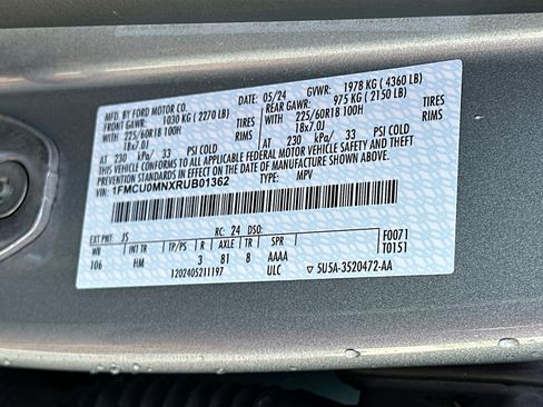 Certified 2024 Ford Escape ST-Line FWD image 29