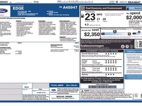 Certified 2024 Ford Edge SEL image 15