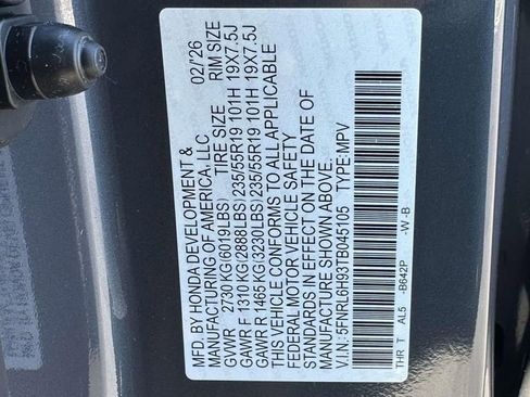 New 2026 Honda Odyssey Elite image 32