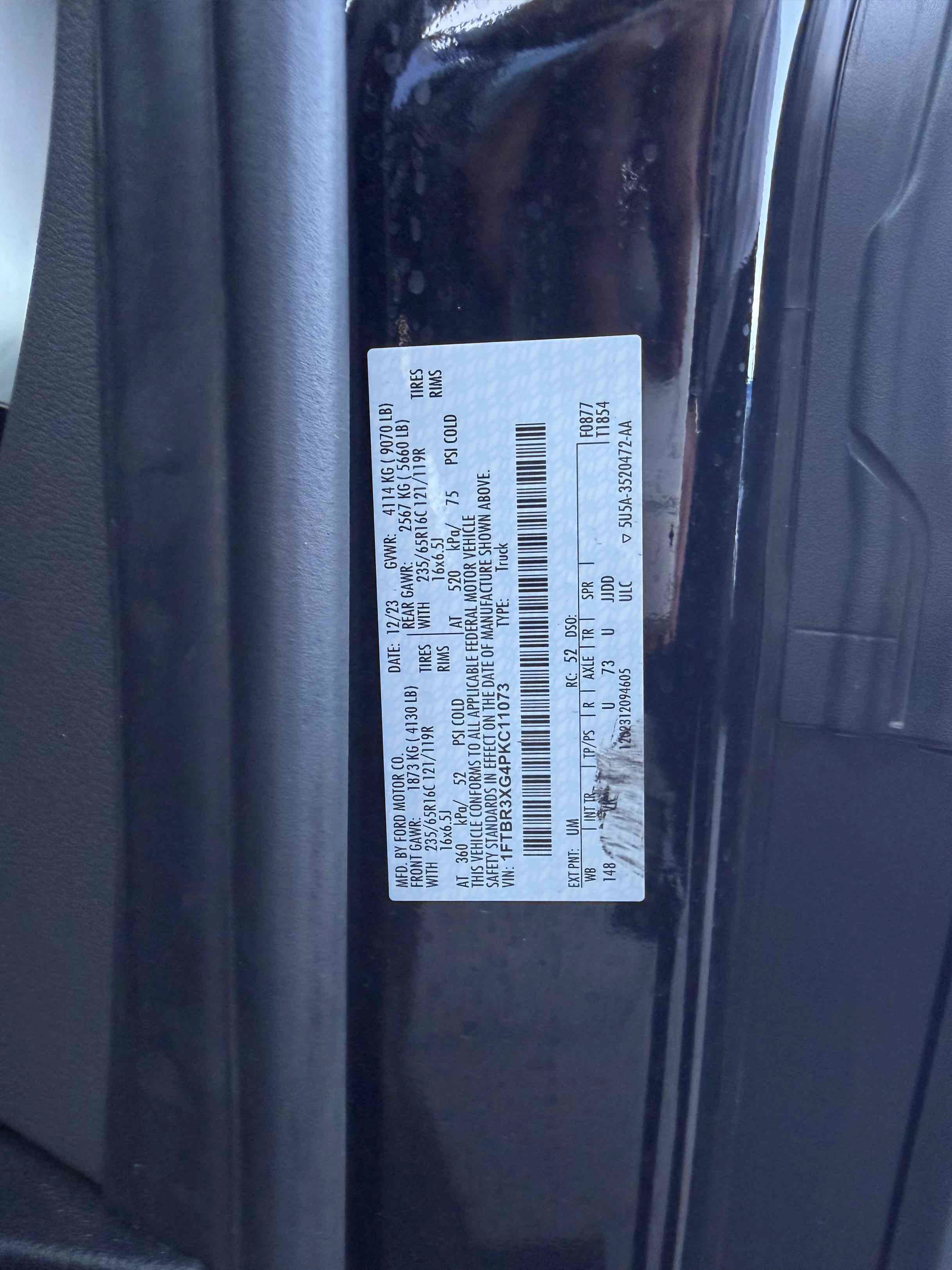 Used 2023 Ford Transit 250 148 High Roof Extended w/ Load Area Protection Package RWD image 24