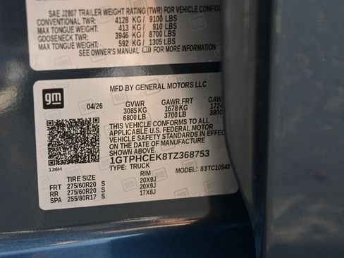 Used 2026 GMC Sierra 1500 Elevation w/ Elevation Select Package RWD image 29
