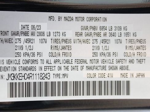 Used 2024 MAZDA CX-90 3.3 Turbo S w/ Premium Plus image 40