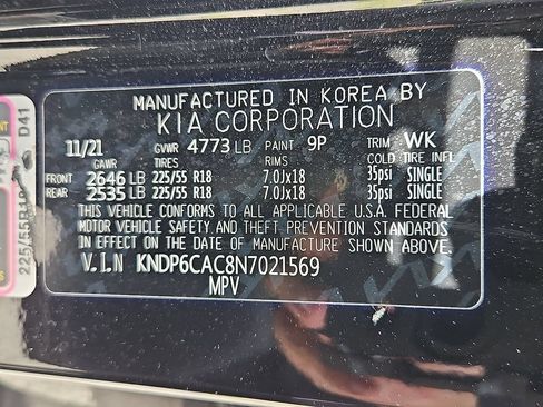 Certified 2022 Kia Sportage Nightfall Edition w/ Nighfall AWD Premium Package image 29