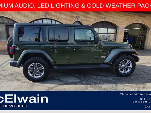 Used 2021 Jeep Wrangler Unlimited Sahara AWD/4WD image 2