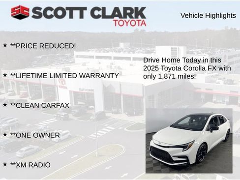 Used 2025 Toyota Corolla FX w/ Convenience Package FWD image 12
