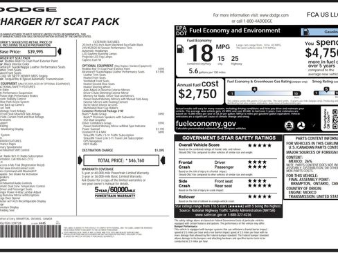 Used 2016 Dodge Charger R/T Scat Pack w/ Beats Audio Group image 6