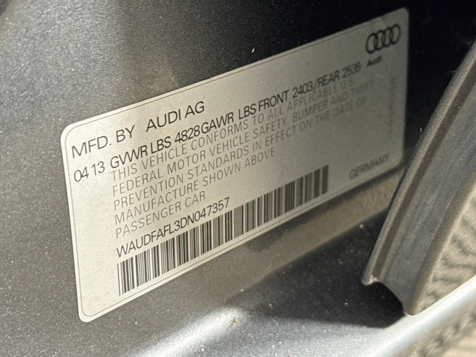 Used 2013 Audi A4 2.0T Premium w/ Convenience Pkg AWD/4WD image 30