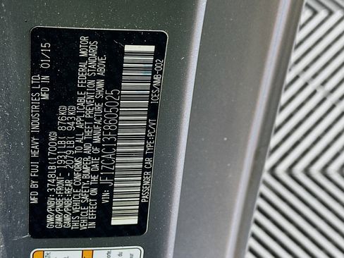 Used 2015 Subaru BRZ Limited w/ Popular Package #1B RWD image 12