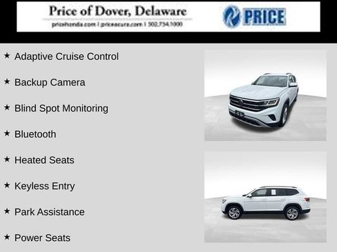 Used 2023 Volkswagen Atlas SE AWD/4WD image 2