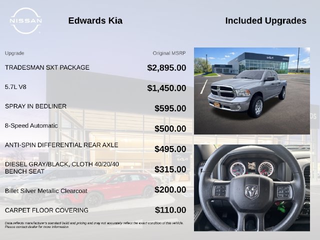 Used 2020 RAM 1500 Tradesman w/ Tradesman SXT Package AWD/4WD image 4