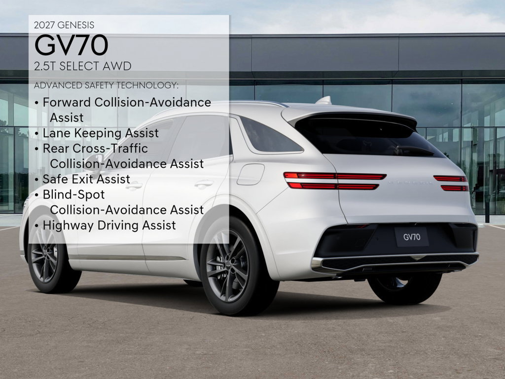 New 2027 Genesis GV70 2.5T Select AWD/4WD image 7