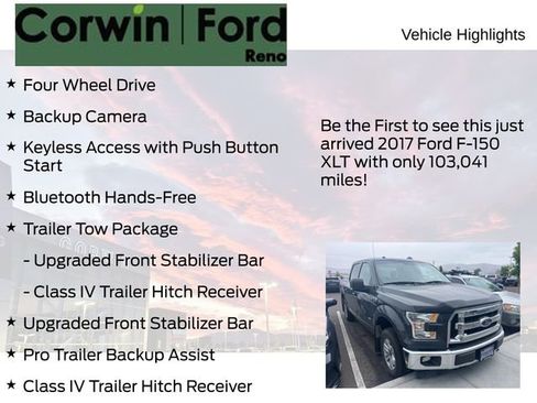 Used 2017 Ford F150 XLT w/ Equipment Group 301A Mid AWD/4WD image 4