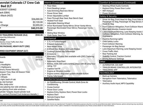 New 2026 Chevrolet Colorado LT w/ Advanced Trailering Package RWD image 4