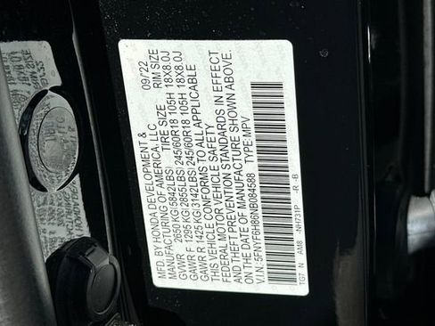 Certified 2022 Honda Pilot TrailSport image 33