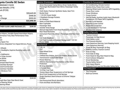 Used 2019 Toyota Corolla SE image 2