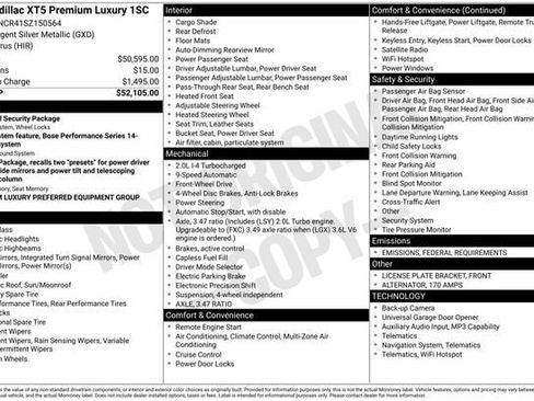 New 2025 Cadillac XT5 Premium Luxury image 17