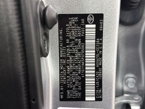 Used 2023 Toyota Camry SE FWD image 41