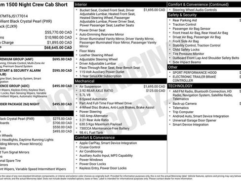 Used 2018 RAM 1500 Sport w/ Sport Premium Group AWD/4WD image 46