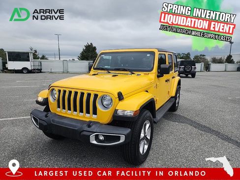 Used 2021 Jeep Wrangler Unlimited Sahara image 1