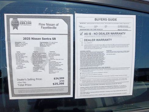 Used 2025 Nissan Sentra SR FWD image 34