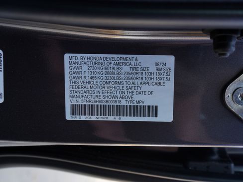 Certified 2025 Honda Odyssey EX-L image 50