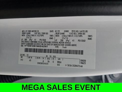 Used 2022 Ford F150 XL w/ Trailer Tow Package AWD/4WD image 41