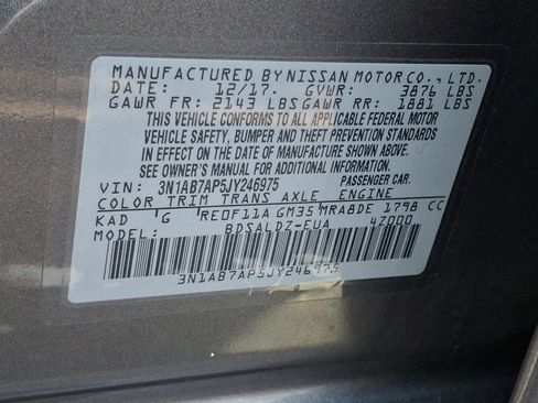 Used 2018 Nissan Sentra SV FWD image 28