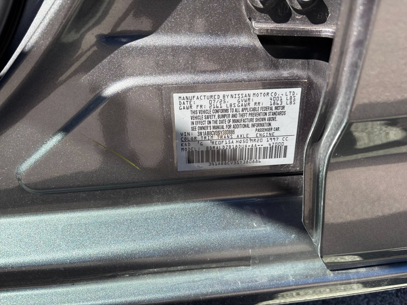 Used 2025 Nissan Sentra SV FWD image 26
