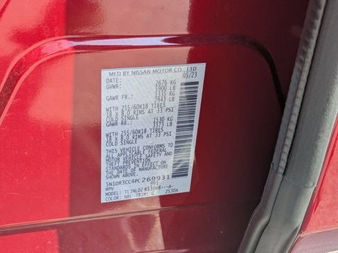 Used 2023 Nissan Pathfinder SL AWD/4WD image 41