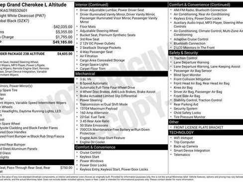 Used 2024 Jeep Grand Cherokee L Laredo AWD/4WD image 28