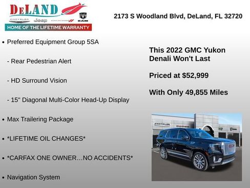 Used 2022 GMC Yukon Denali w/ Max Trailering Package image 24