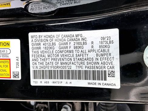 Used 2024 Honda Civic Touring image 18