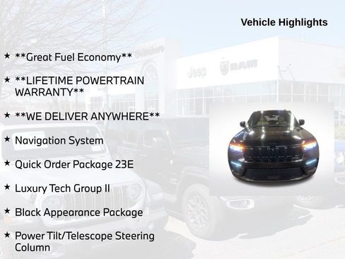 Used 2025 Jeep Grand Cherokee Limited w/ Luxury Tech Group II AWD/4WD image 5